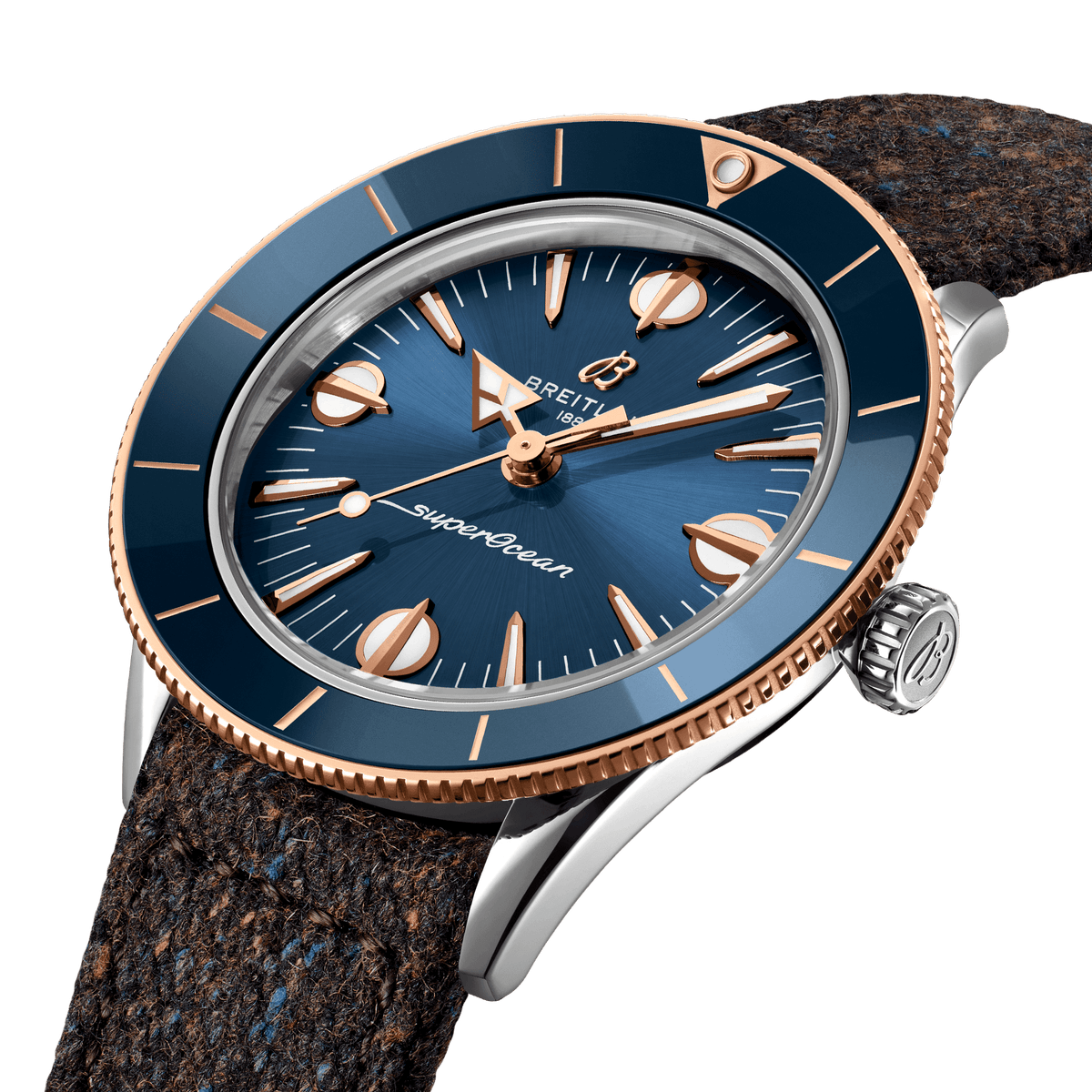 Breitling Superocean Heritage ’57 Highlands, 38mm, Stainless steel and 18k Red Gold, Ref# U10340161C1A1, Unworn 2024