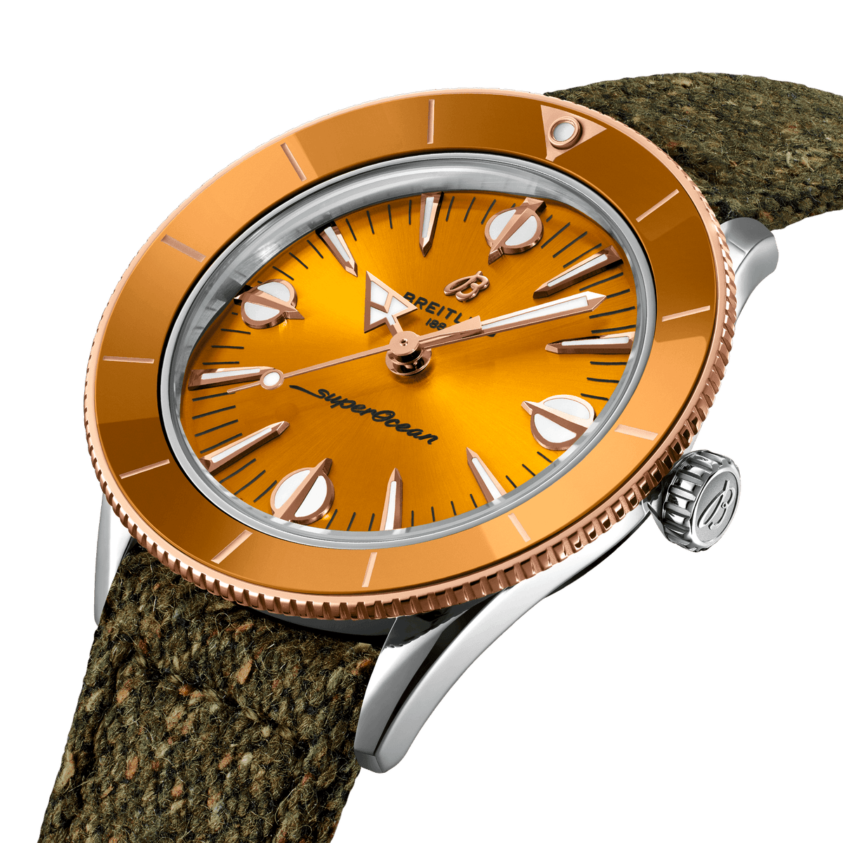 Breitling Superocean Heritage ’57 Highlands, 38mm, Stainless steel and 18k Red Gold, Ref# U10340281I1A1, Unworn 2024