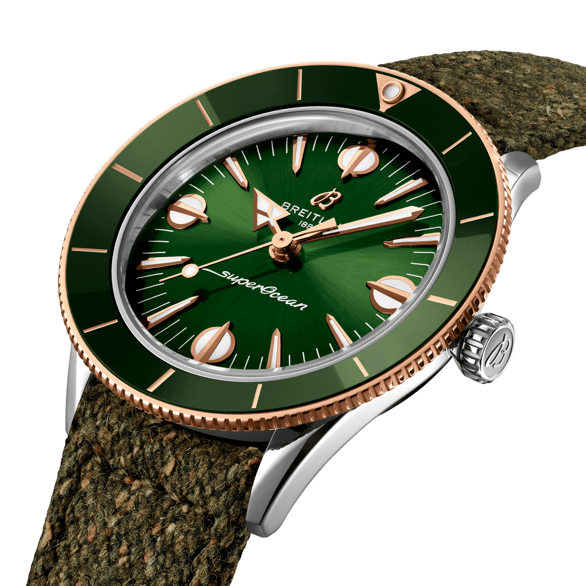Breitling Superocean Heritage ’57 Highlands, 38mm, Stainless steel and 18k Red Gold, Ref# U10340361L1A1, Unworn 2024
