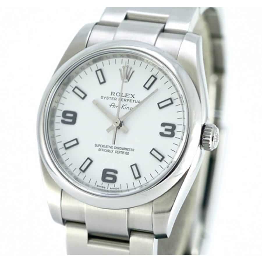 Rolex Air-King 34MM 114200 White Dial