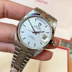 Tudor Prince Date+Day 76200 36mm Silver Linen Dial Automatic Watch