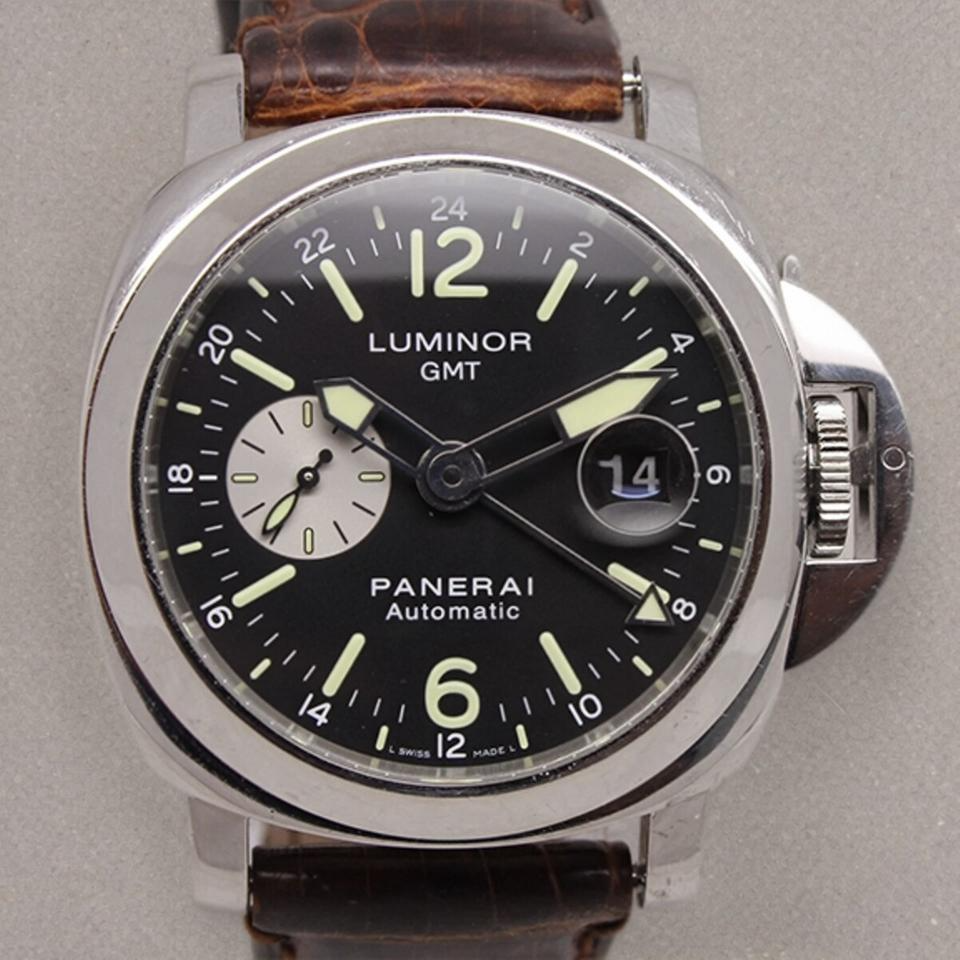 Panerai Luminor Gmt 44mm Steel · Black Dial · GMT · Full Set, PAM 00088