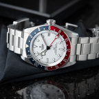 Tudor Black Bay GMT CLEAN 7/23 Opaline Pepsi Steel White Dial Automatic 41mm M79830RB-0010, 79830RB