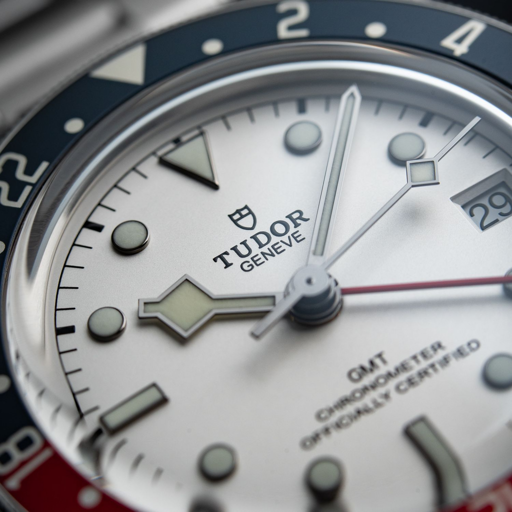 Tudor Black Bay GMT CLEAN 7/23 Opaline Pepsi Steel White Dial Automatic 41mm M79830RB-0010, 79830RB