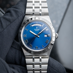 Tudor Royal STICKERED Blue Day Date Steel Bracelet Automatic 41mm M28600-0005, 28600