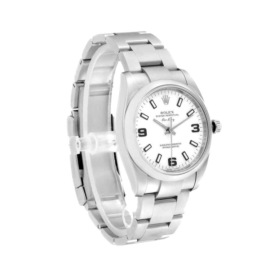 Rolex Air-King 34MM 114200 White Dial