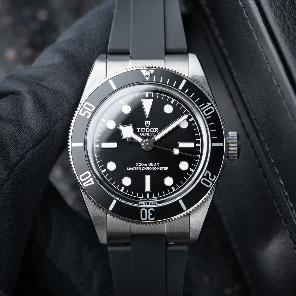 Tudor Black Bay 4/2024 200M Black Dial Steel Rubber 7941A1A0 Monochrome 41mm M7941A1A0NU-0002, 7941A1A0NU