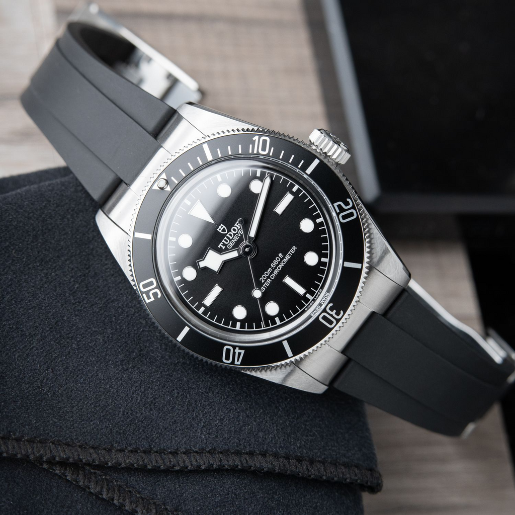 Tudor Black Bay 4/2024 200M Black Dial Steel Rubber 7941A1A0 Monochrome 41mm M7941A1A0NU-0002, 7941A1A0NU