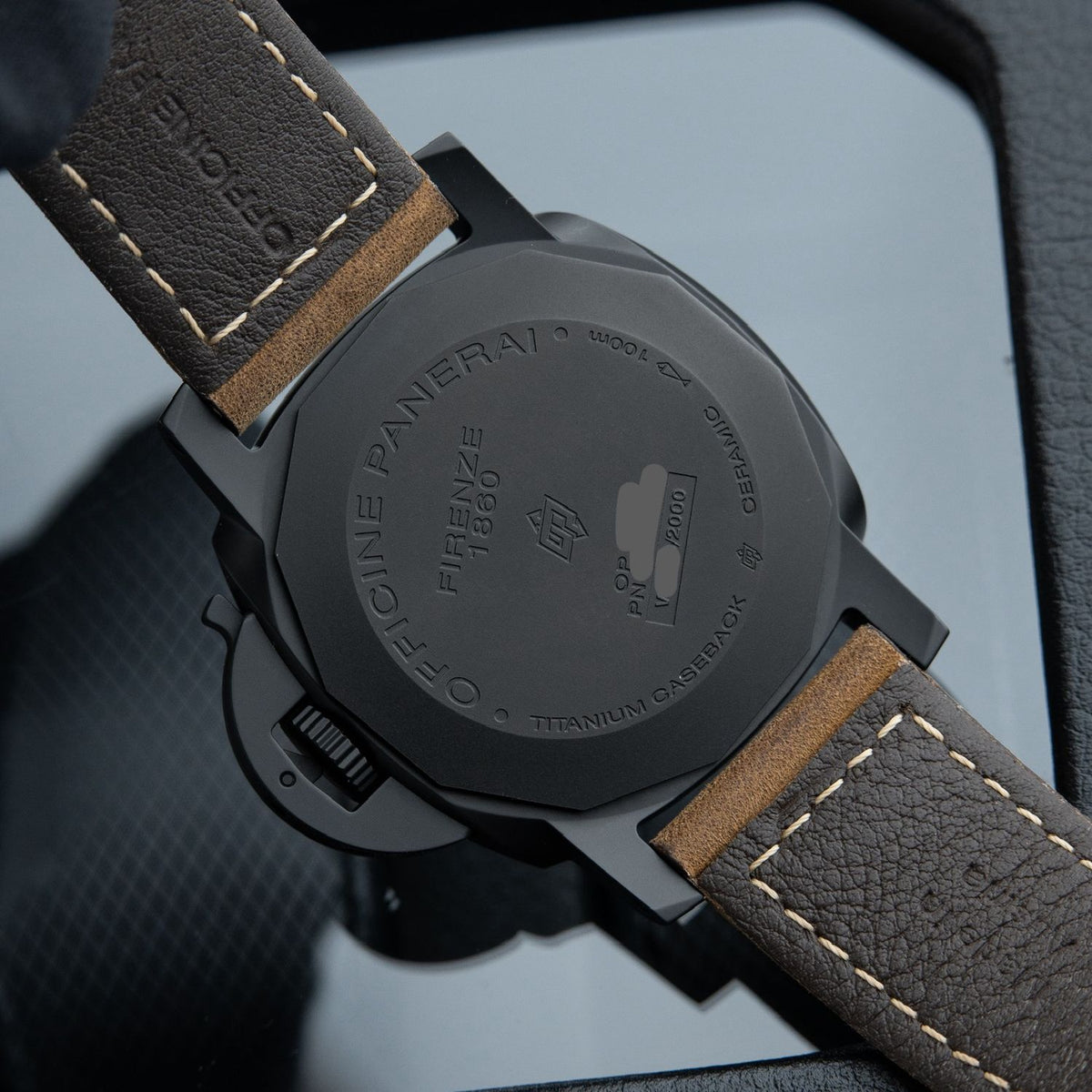 Panerai Luminor GMT 2 STRAPS Ceramic Leather Automatic Black 3 Day PAM01441