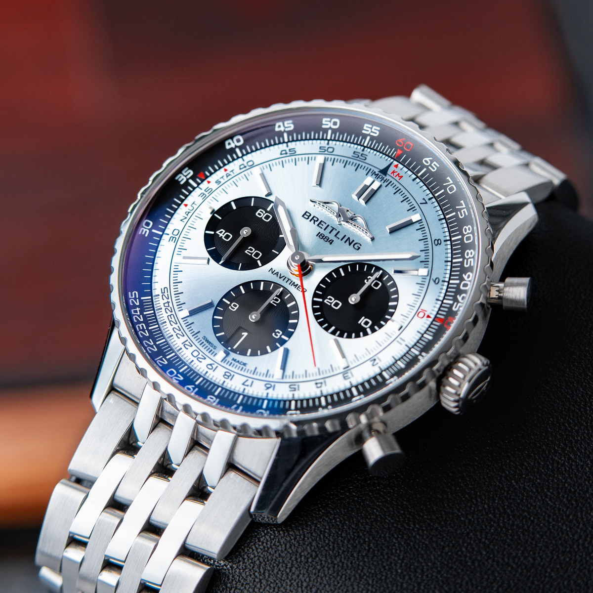 Breitling Navitimer 1 B01 Chronograph Ice Blue Dial 43mm AB0138241C1A1