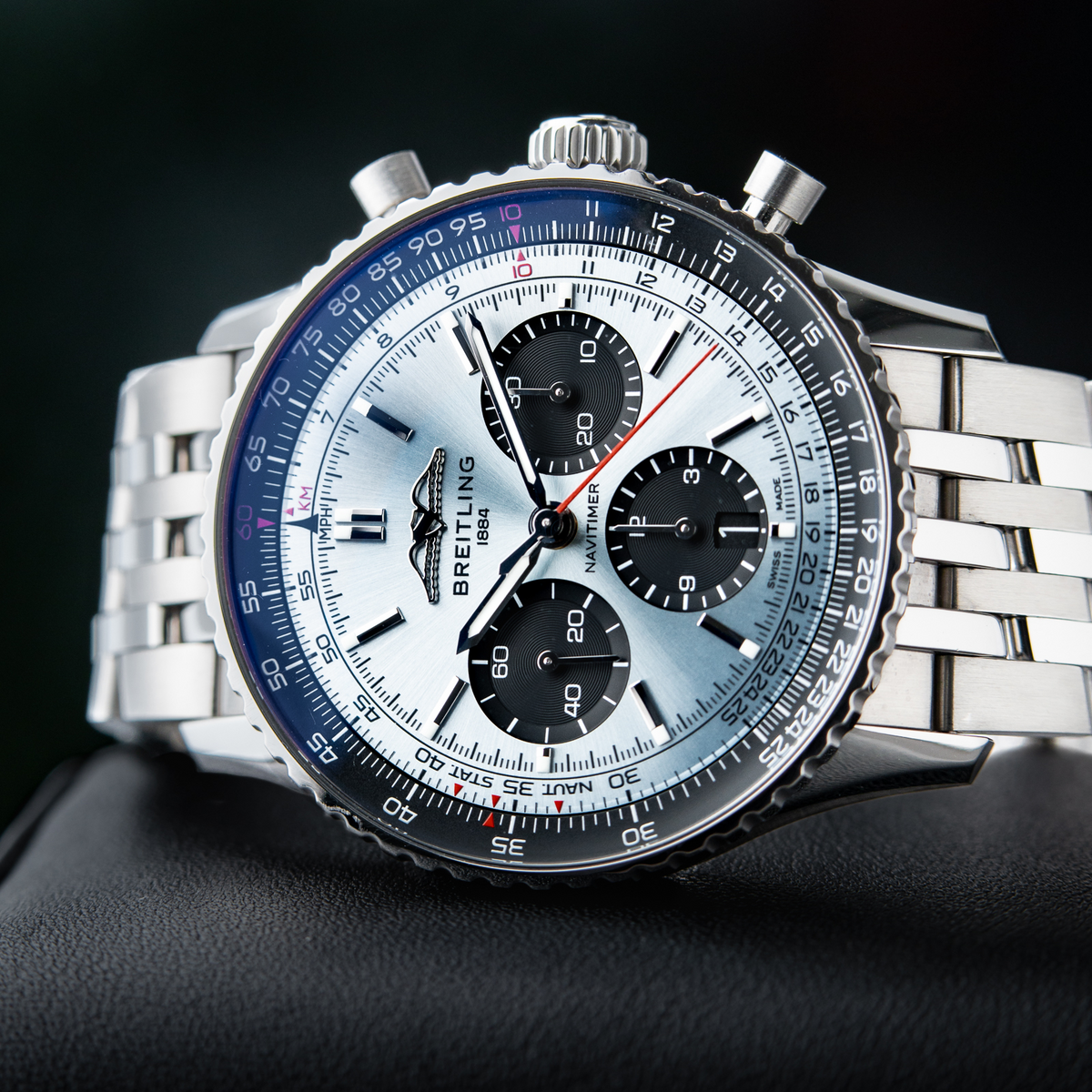 Breitling Navitimer 1 B01 Chronograph Ice Blue Dial 43mm AB0138241C1A1
