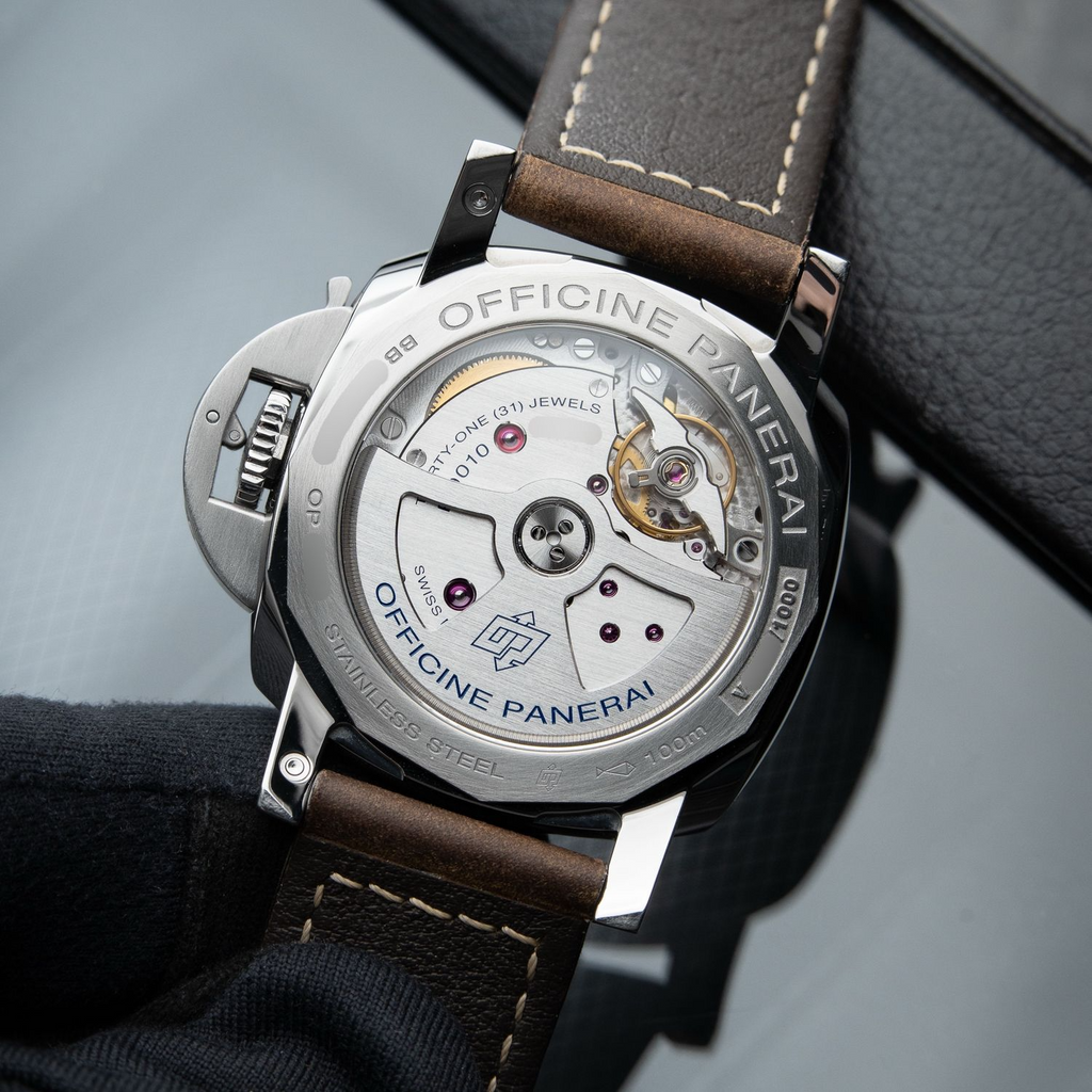 Panerai Luminor Marina 1950 3 Days White Steel Leather Automatic 42mm PAM01523