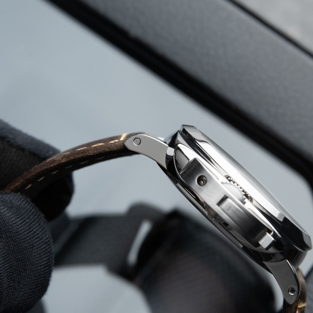 Panerai Luminor Marina 1950 3 Days White Steel Leather Automatic 42mm PAM01523