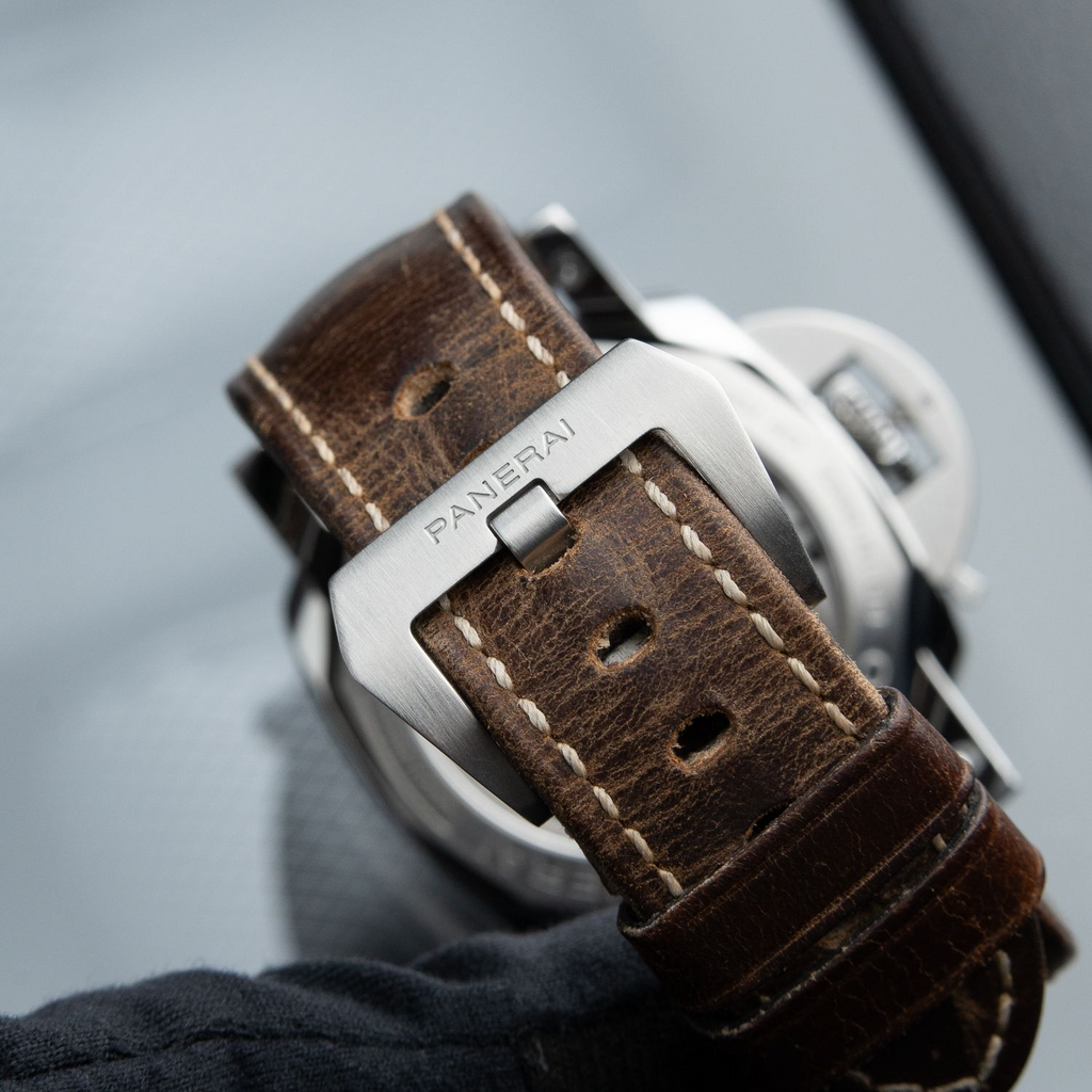 Panerai Luminor Marina 1950 3 Days White Steel Leather Automatic 42mm PAM01523