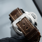 Panerai Luminor Marina 1950 3 Days White Steel Leather Automatic 42mm PAM01523