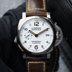 Panerai Luminor Marina 1950 3 Days White Steel Leather Automatic 42mm PAM01523