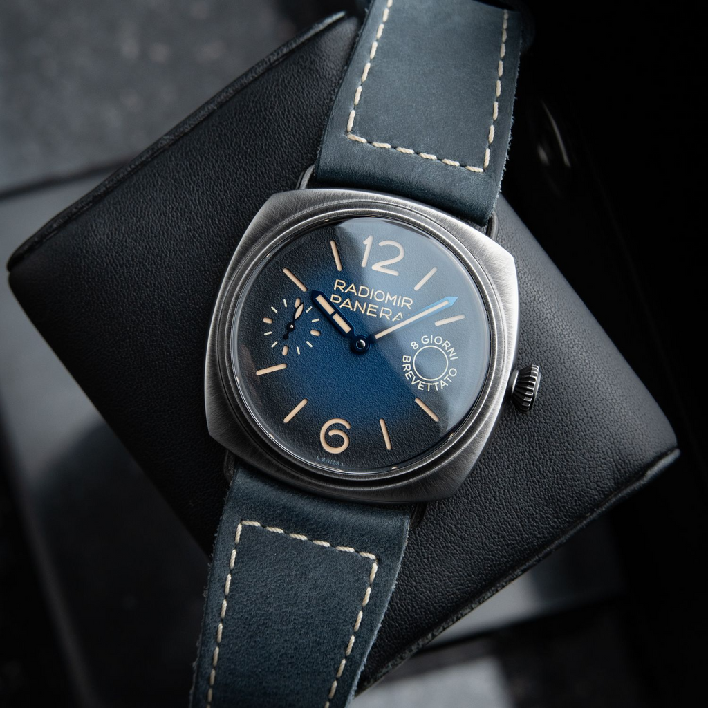 Panerai Radiomir 12/2024 8 Day Blue Otto Giorni Boutique Brunito eSteel 45mm PAM01348