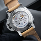 Panerai Luminor Marina 1950 Blue Dial Steel Bracelet Automatic 44mm PAM01058