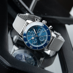 Breitling Superocean Heritage II Chronograph Blue Dial Steel Bracelet 44mm A13313161C1A1, A13313