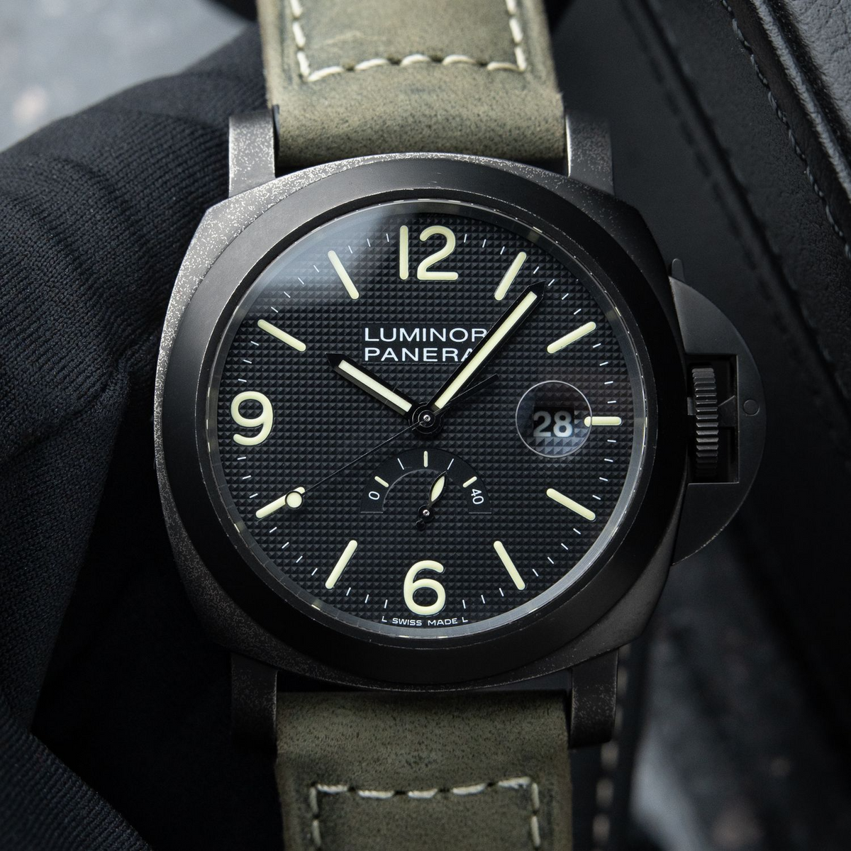 Panerai Luminor Power Reserve Limited Edition Black PVD Steel 44mm PAM00028
