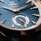 Omega Seamaster Aqua Terra 150M 8/2025 Two Tone Rose Gold Steel Blue Dial 41mm 220.22.41.21.03.001