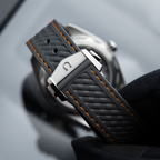 Omega Seamaster Aqua Terra 150M White Dial Orange Accents Grey Strap Steel 41mm 220.12.41.21.02.002