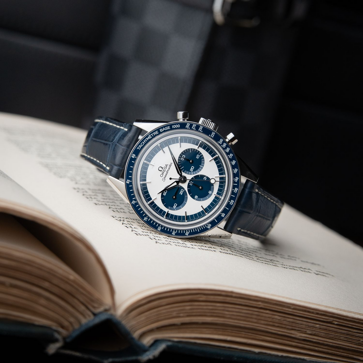 Omega Speedmaster CK2998 Limited Edition Chronograph Blue White Dial Steel 39.7mm 311.33.40.30.02.001