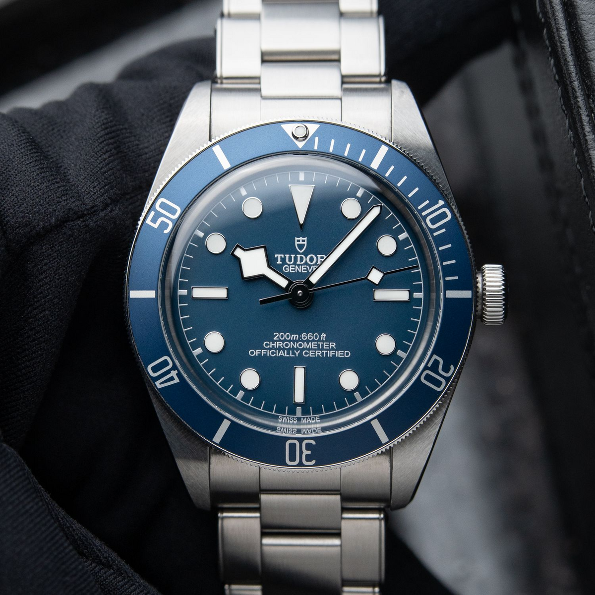 Tudor Black Bay 58 Blue Dial Aluminum Bezel Steel Bracelet 39mm Automatic M79030B-0001, 79030B, 79030
