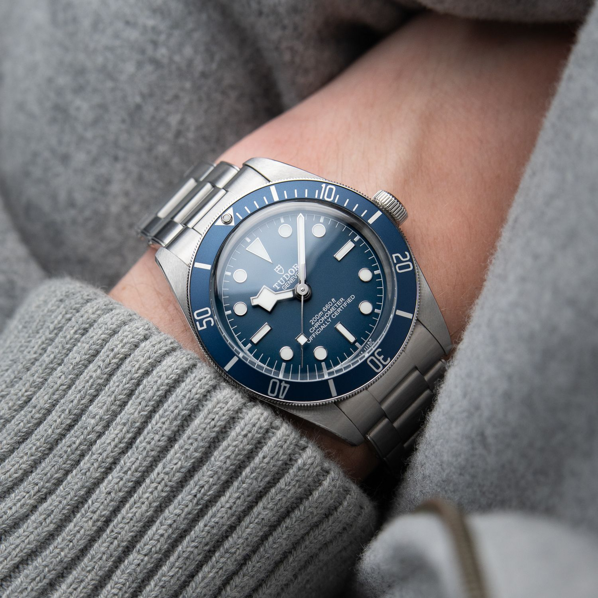 Tudor Black Bay 58 Blue Dial Aluminum Bezel Steel Bracelet 39mm Automatic M79030B-0001, 79030B, 79030