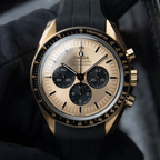 Omega Speedmaster UNWORN 5/2026 Moonwatch Pikachu Yellow Gold Chronograph 42mm 310.62.42.50.99.001