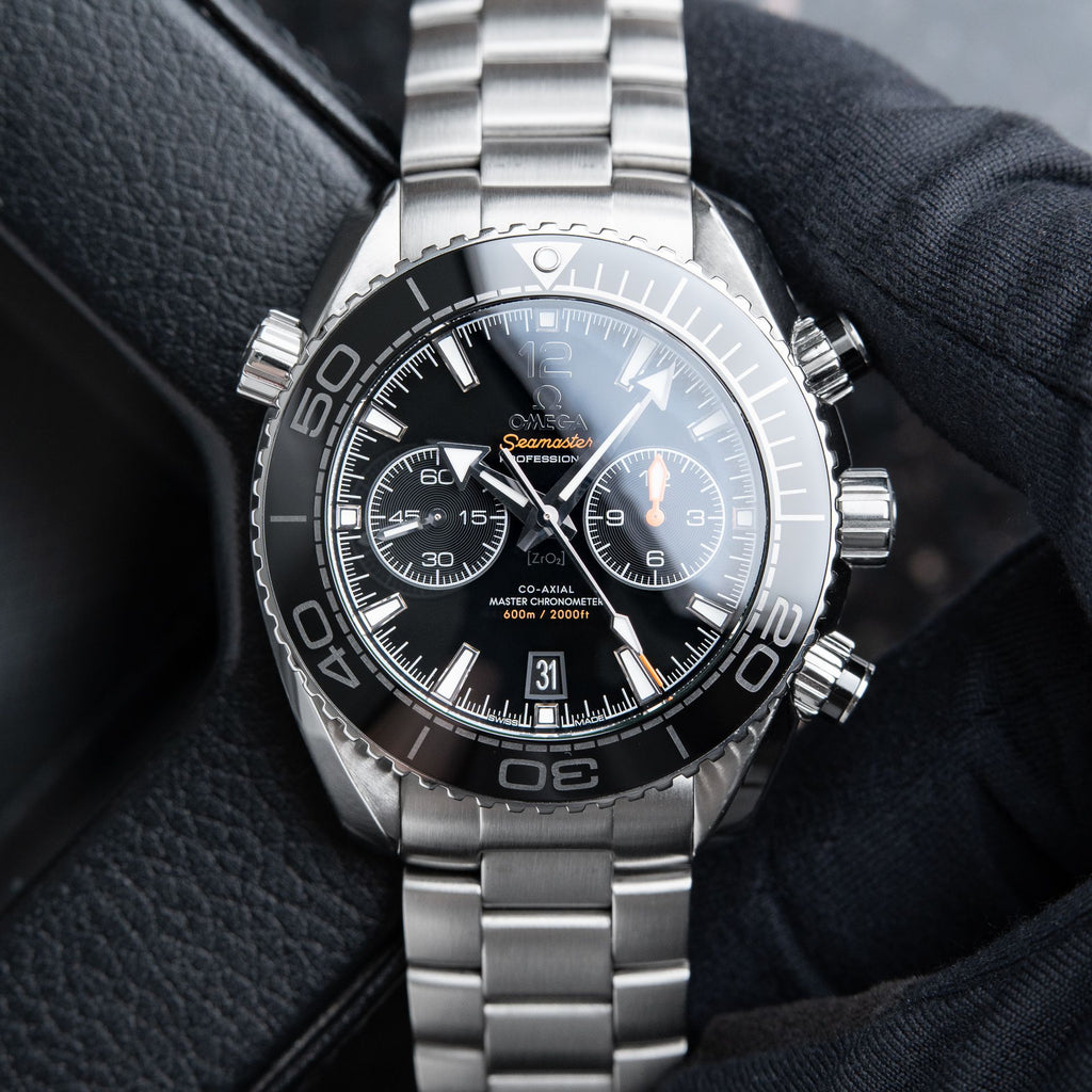 Omega Seamaster Planet Ocean Chronograph Co-Axial Black Ceramic Diver 215.30.46.51.01.001