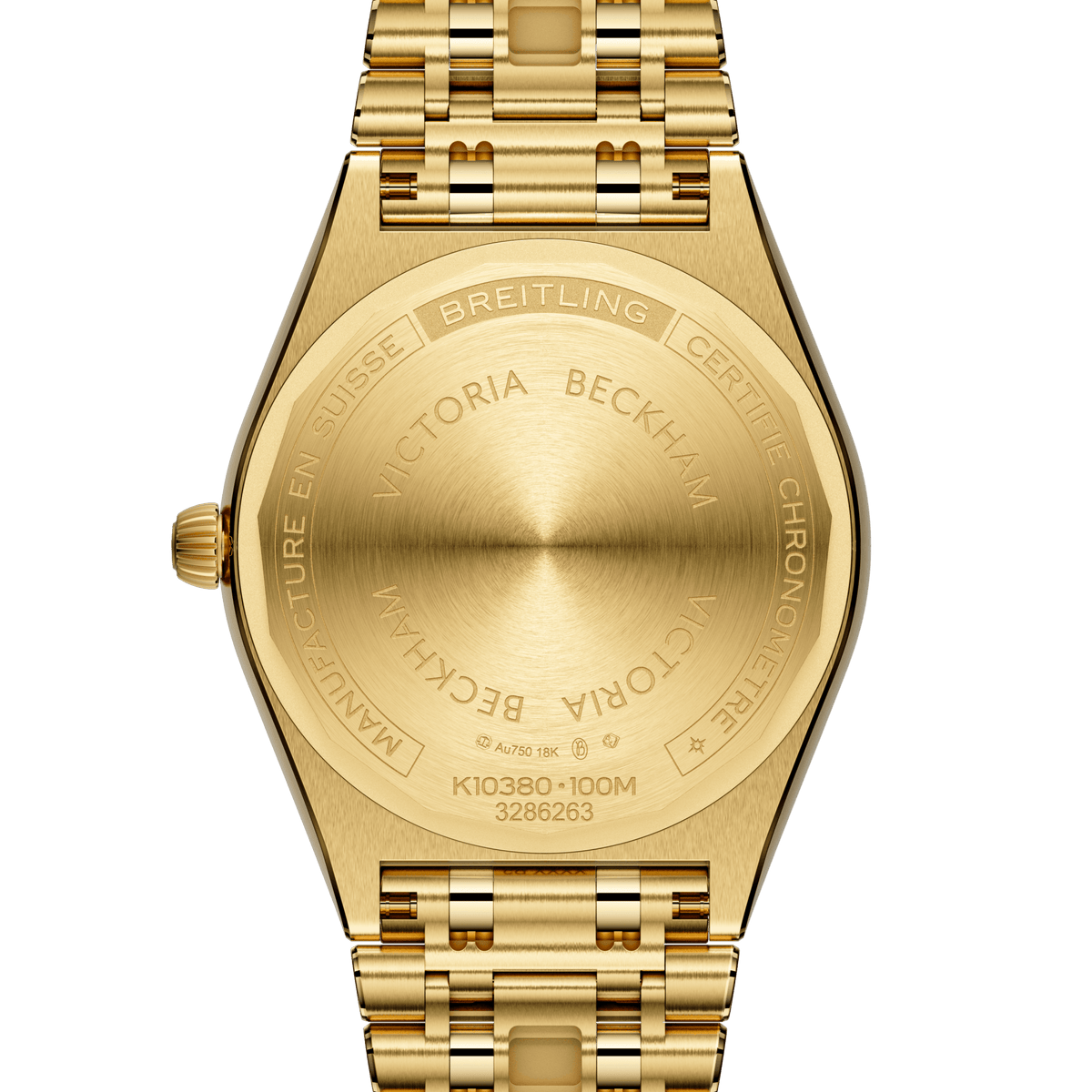 Breitling Chronomat Automatic 36 Victoria Beckham, 18k Yellow Gold, Ref# K103801A1L1K1, Unworn 2024