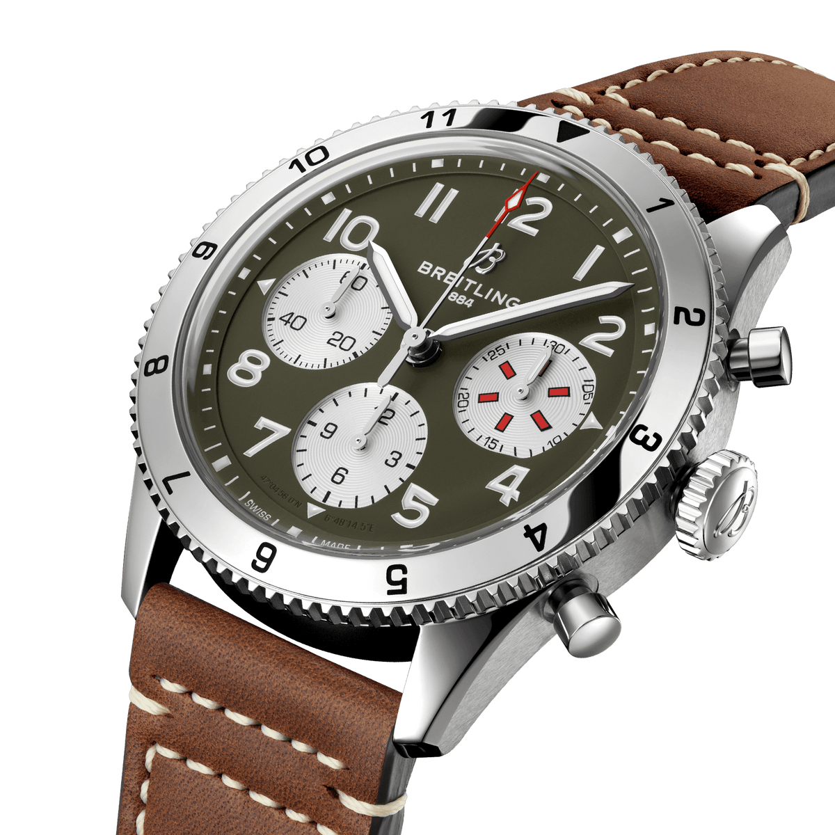 Breitling Classic AVI Chronograph 42 Curtiss Warhawk, Stainless Steel, Ref# A233802A1L1X1, Unworn 2024