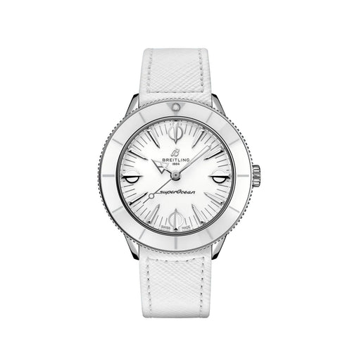 Breitling Superocean Heritage â€™57 Pastel Paradise Stainless Steel 38 mm Ref# A10340A71A1X1
