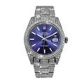 Rolex Datejust 41MM 126300 Iced Out Blue Dial