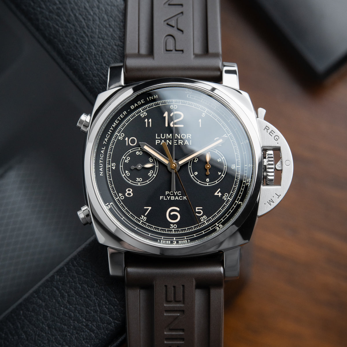 Panerai Luminor 1950 3 Days PCYC Flyback Chronograph Black Steel 44mm PAM00653