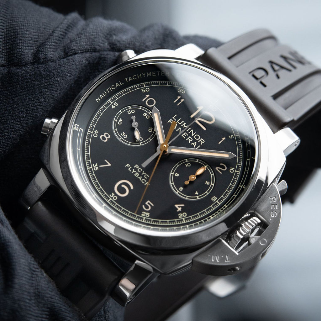 Panerai Luminor 1950 3 Days PCYC Flyback Chronograph Black Steel 44mm PAM00653