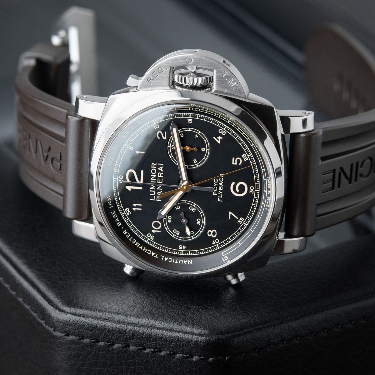 Panerai Luminor 1950 3 Days PCYC Flyback Chronograph Black Steel 44mm PAM00653
