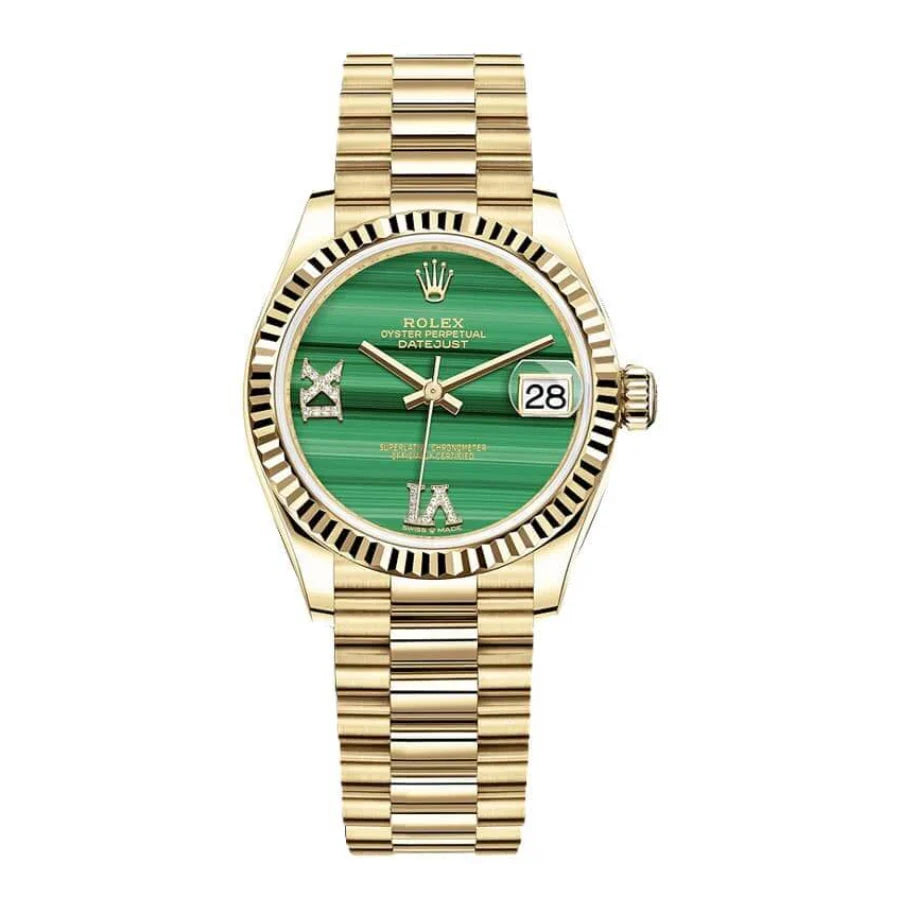 Rolex Datejust 31MM 278278-0004 Gold Green Dial