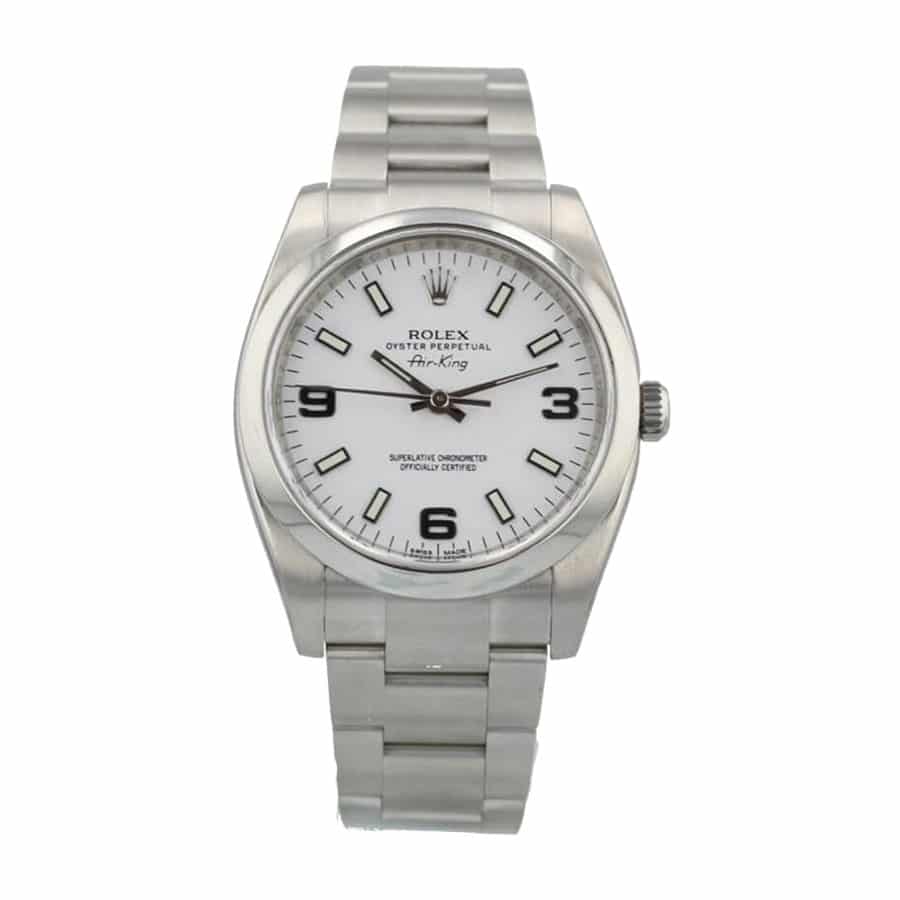 Rolex Air-King 34MM 114200 White Dial