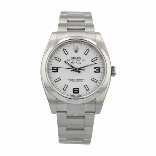 Rolex Air-King 34MM 114200 White Dial