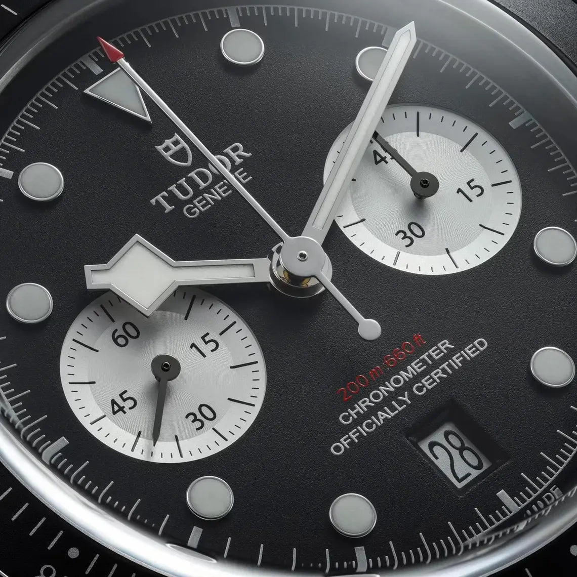 Tudor Black Bay Chrono 79360N White/ Black Dial