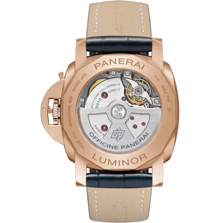 Panerai Luminor Marina Goldtechâ„¢ Sole Blu Ref# PAM01112