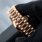 Rolex Oyster Perpetual Day-Date 40 Rose Gold Presidental Bracelet Olive Green Dial  M228235-0025 40mm