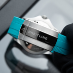 Breitling Superocean Automatic 42 300M Rainbow Black Dial Steel Turquoise 42mm A17375211B2S2