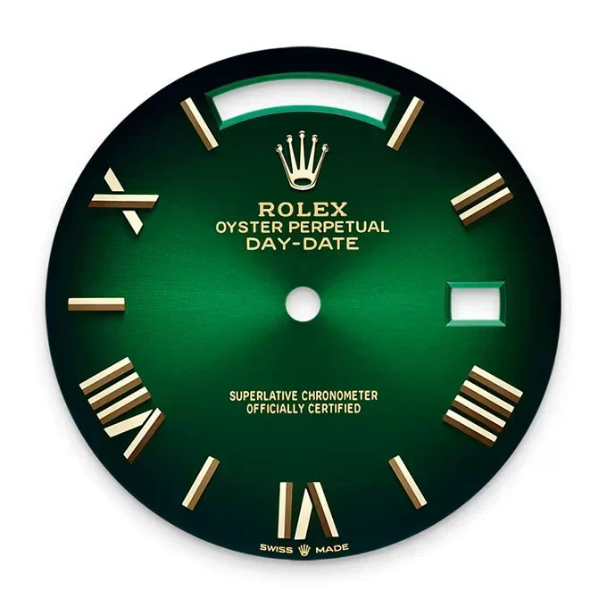 Day-Date 40 Oyster, 40 mm, Yellow Gold, Green Ombré Dial, Ref# 228238-0069MN