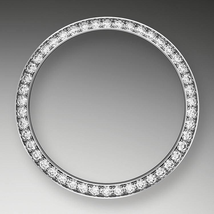 Datejust 31, Oystersteel, 18kt White Gold and diamonds, Ref# 278384RBR-0009