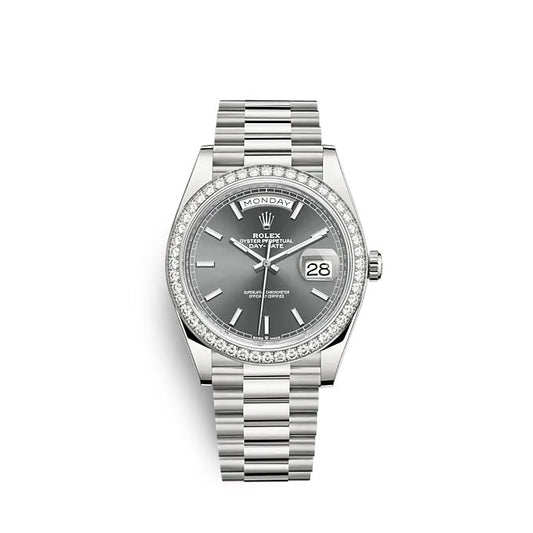 Day-Date 40 White gold Ref# 228349RBR-0041