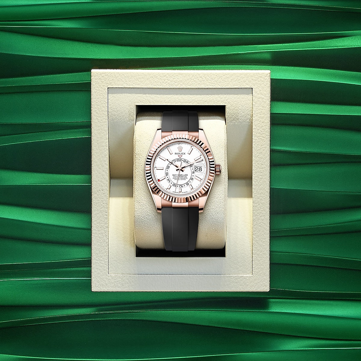 Sky-Dweller, 42mm, 18k Everose Gold, Ref# 336235-0003