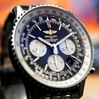Breitling - AB012012/BB01/447A Navitimer 01 43 Stainless Steel / Black / Bracelet